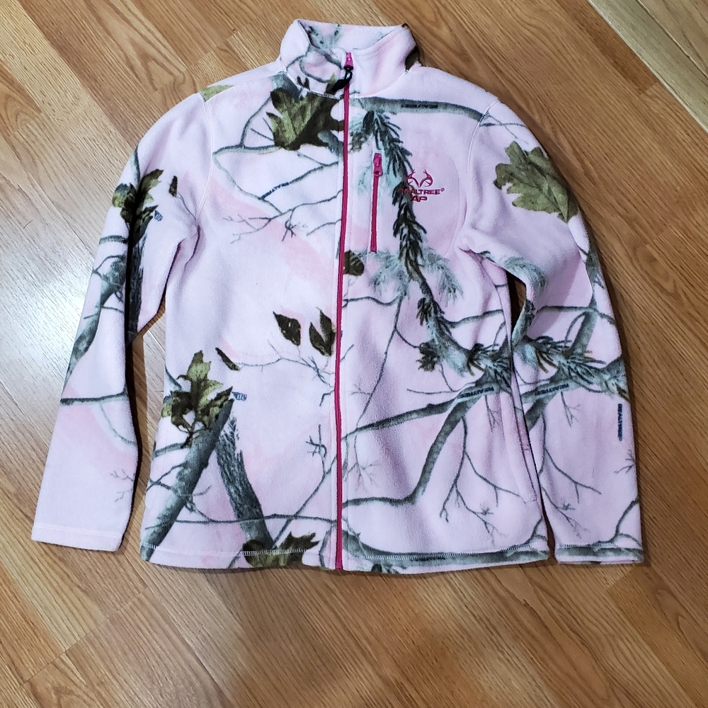 Realtree fleece pink camo jacket
